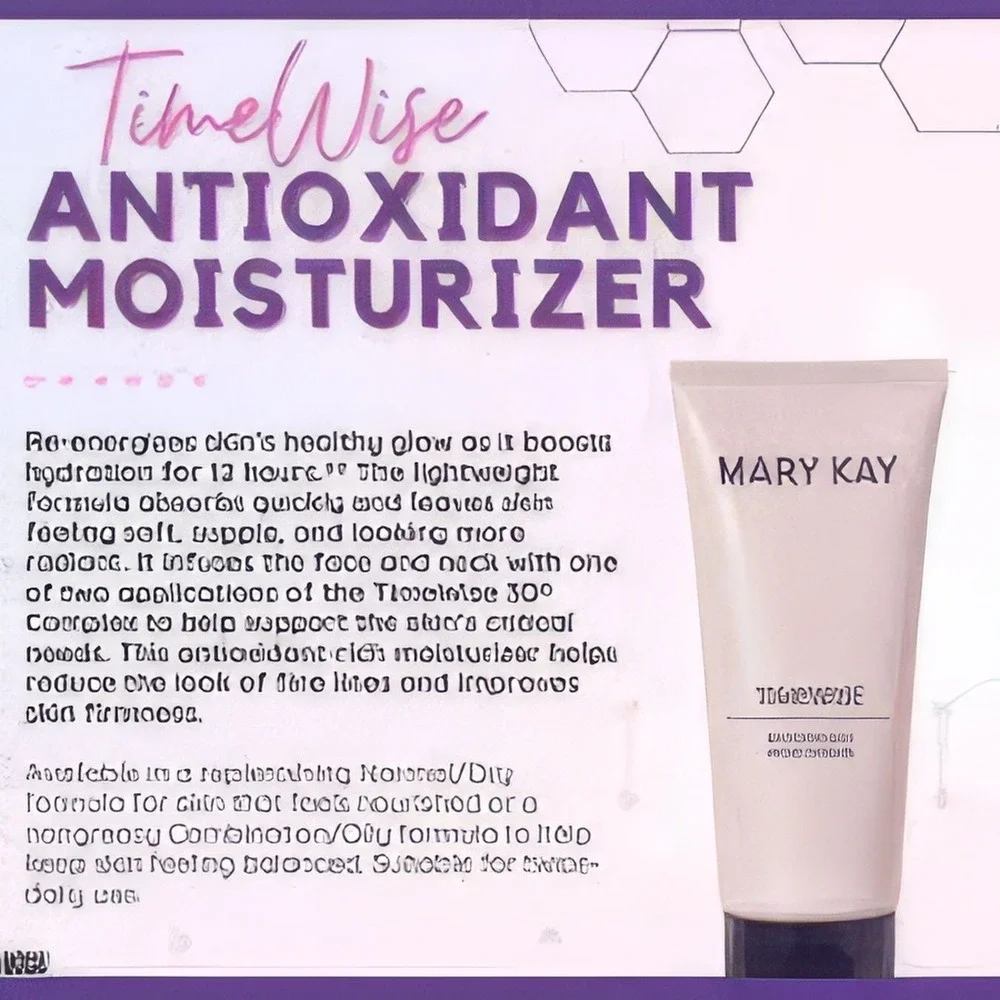 MARY KAY Moisturizer Unisex 3 fl oz Pink New TimeWise Antioxidant‎ Hydrating